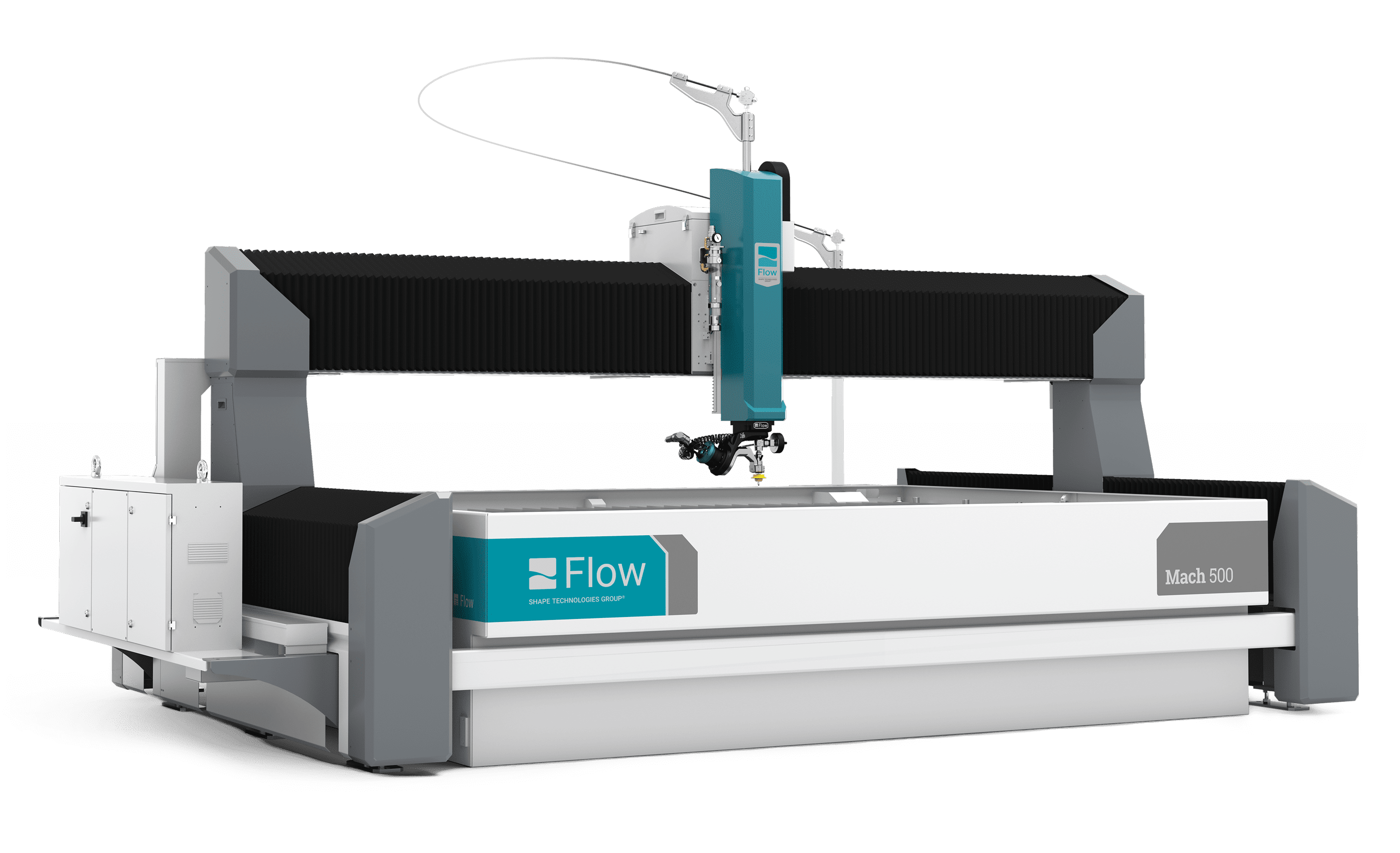 A computer rendering of the flow machine.